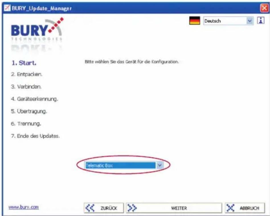 Bury TB 1010 Time - Gerät konfigurieren - 1