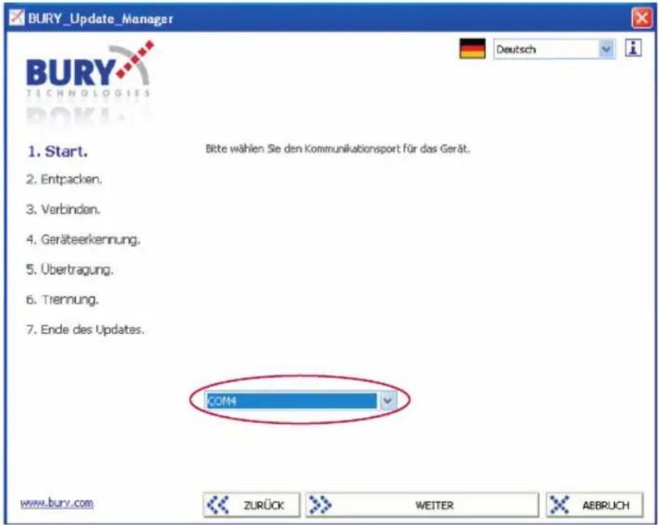Bury TB 1010 Time - Gerät konfigurieren - 2