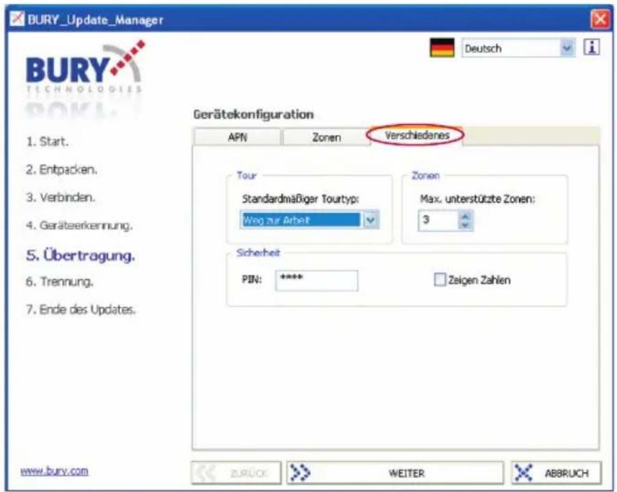Bury TB 1010 Time - Gerät konfigurieren - 1