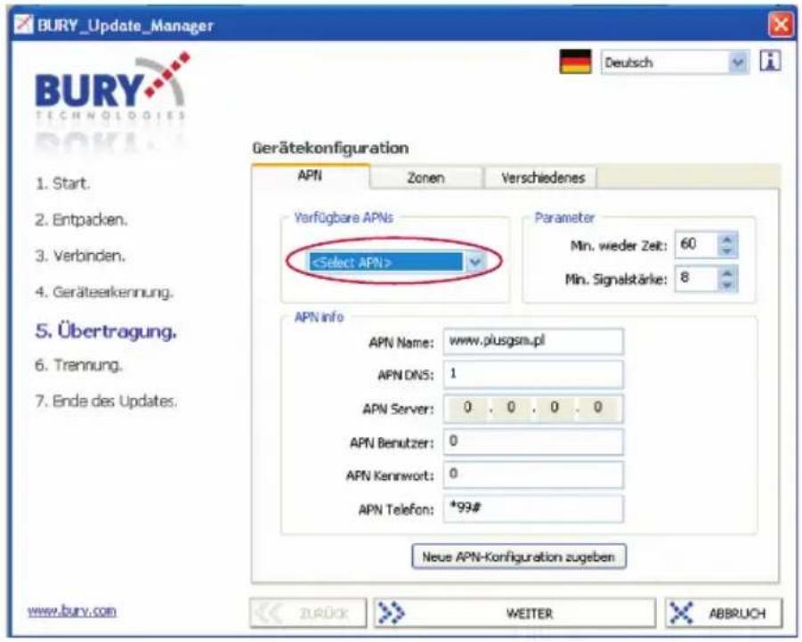 Bury TB 1010 Time - Gerät konfigurieren - 1