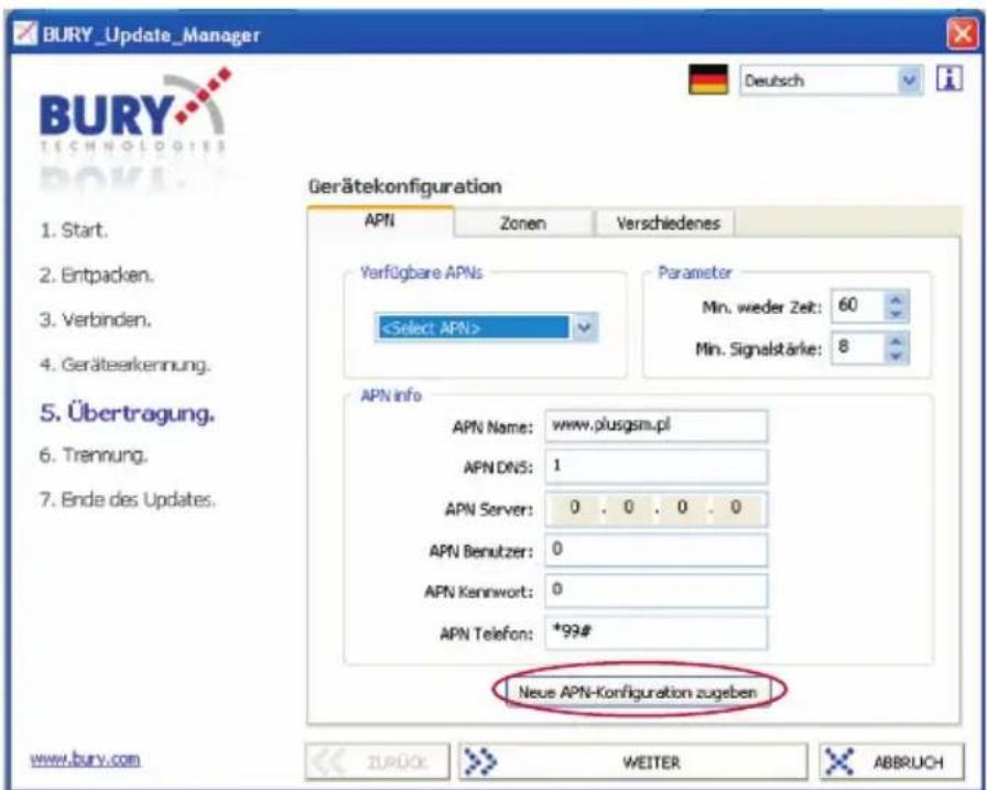Bury TB 1010 Time - Gerät konfigurieren - 2