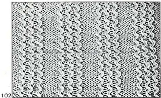 BROTHER KR710 - How to knit racking pattern (II) - 1