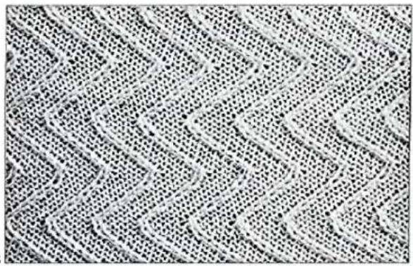 BROTHER KR710 - RACKING PATTERN (I) KNITTING - 1