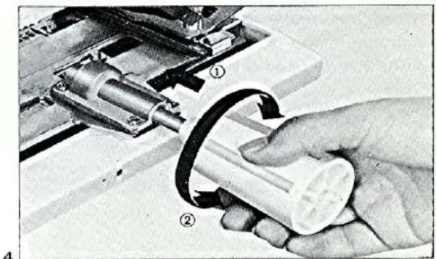 BROTHER KR710 - Setting up your ribber to the knitter - 4