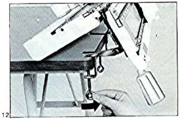 BROTHER KR710 - Setting up your ribber to the knitter - 12