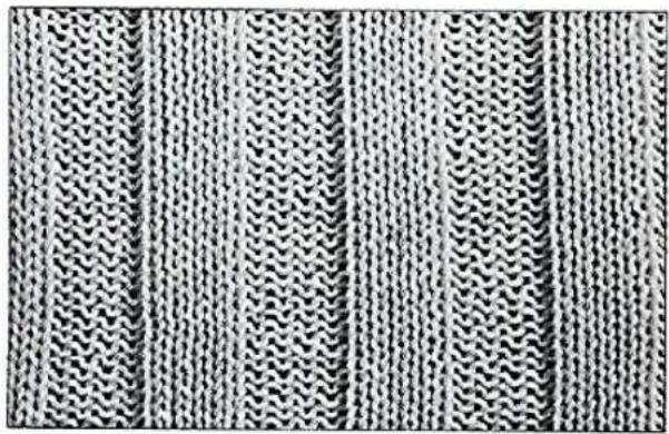 BROTHER KR710 - How to knit 5 × 5 rib - 1