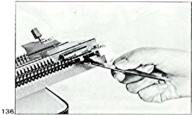 BROTHER KR710 - Special instructions for attaching the KR-710 to the KH-588 knitting machine - 1