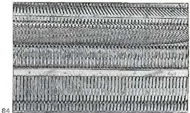 BROTHER KR710 - How to knit "U" style knitting - 1