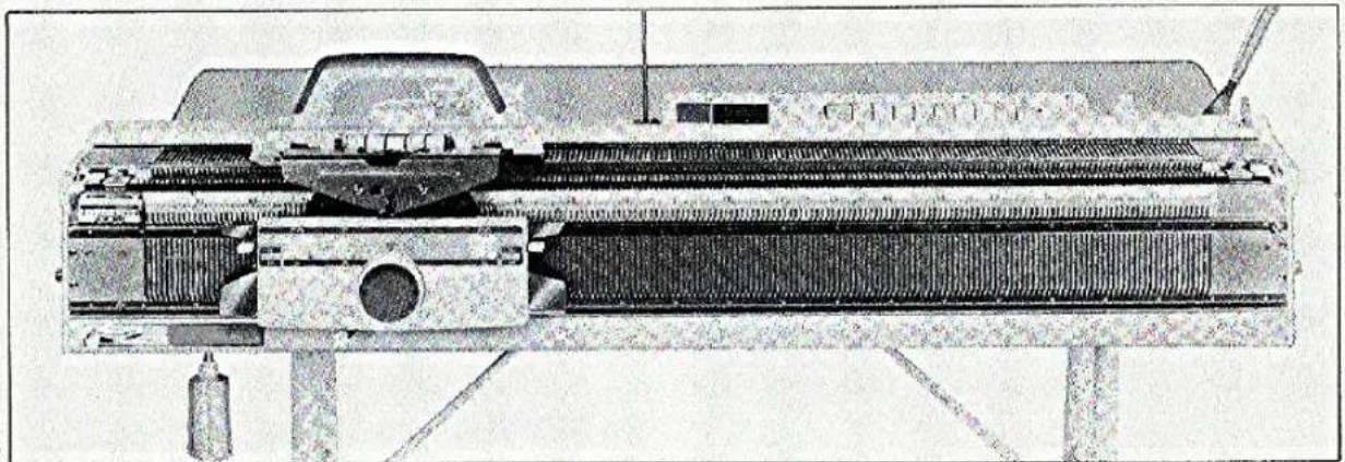 BROTHER KR710 - Setting up your ribber to the knitter - 17