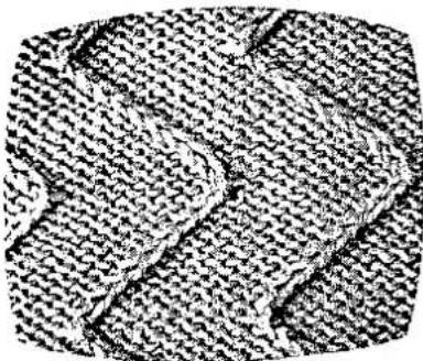 BROTHER KR 551 - HOW TO KNIT RACKING PATTERN - 1