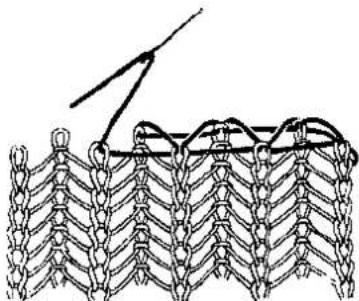 BROTHER KR 551 - BINDING OFF AND FINISHING EDGE OF RIBBING - 3