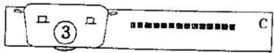 ③ C