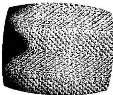 BROTHER KR 551 - HOW TO KNIT ZIGZAG PATTERN - 1
