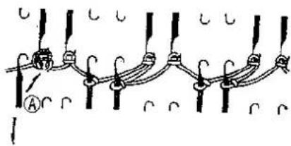 BROTHER KR 551 - HOW TO KNIT 2 × 2 RIB - 11