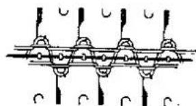 BROTHER KR 551 - HOW TO KNIT 1 × 1 RIB - 20