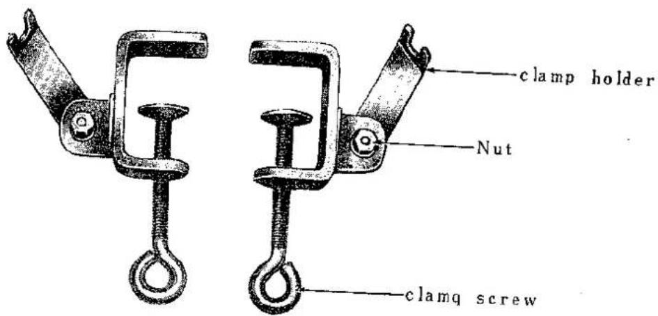 clamp holder Nut clamp screw