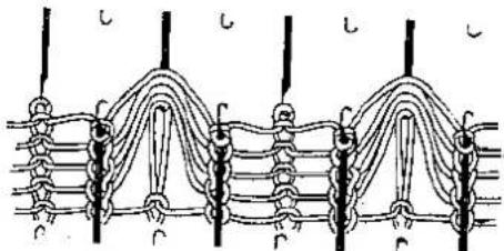BROTHER KR 551 - HOW TO KNIT TUCKING PATTERN OF RIB - 4
