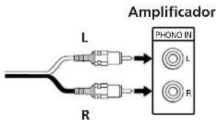Amplificador L R PHONO IN L R