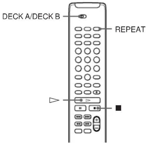 DECK A/DECK B REPEAT