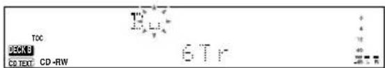 TOC DECK B CD TEXT CD-RW GTR