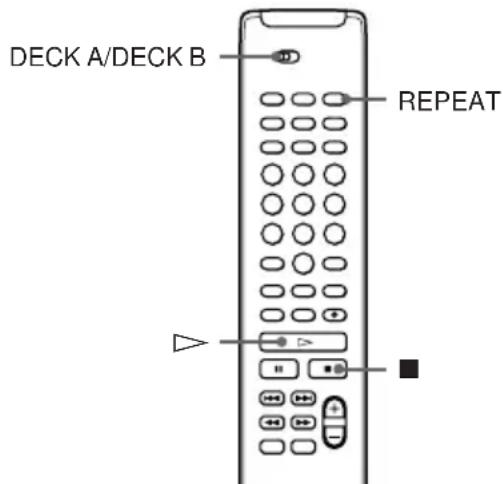 DECK A/DECK B REPEAT