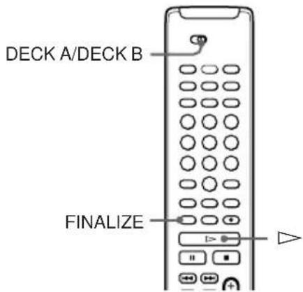 DECK A/DECK B FINALIZE