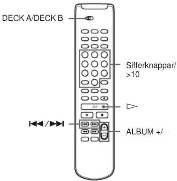 DECK A/DECK B Sifferknappar/ >10 ALBUM +/-