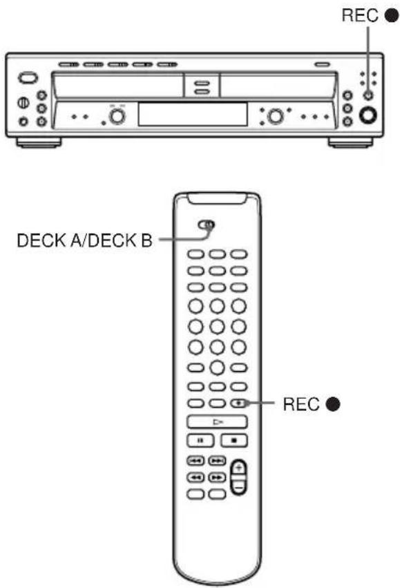 REC DECK A/DECK B REC