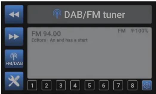 DAB/FM tuner FM 94.00 Editors - An end has a start FM 100%