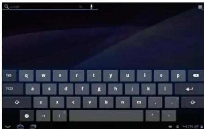 Tab q w e r t y u i o p 7123 a s d f g h j k l ← z x c v b n m . .