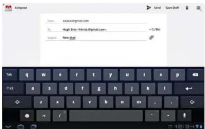 Send Save Draft from soon@cgmail.com to Hugh Bros Subject New that Tab q w e r t y u i o p 7123 a s d f g h j k l z x c v b n m , .