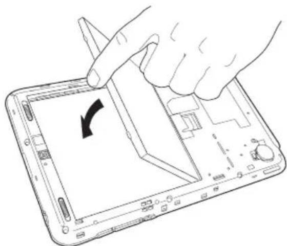 TOSHIBA Thrive AT105 - Inserting a charged battery - 1