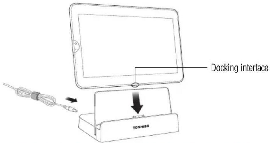 Docking interface TOSHIBA