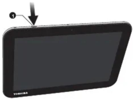 TOSHIBA EXCITE PURE AT10 - Einschalten - 1