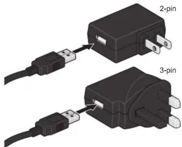 TOSHIBA Excite AT200 - Anschließen des Netzadapters - 5