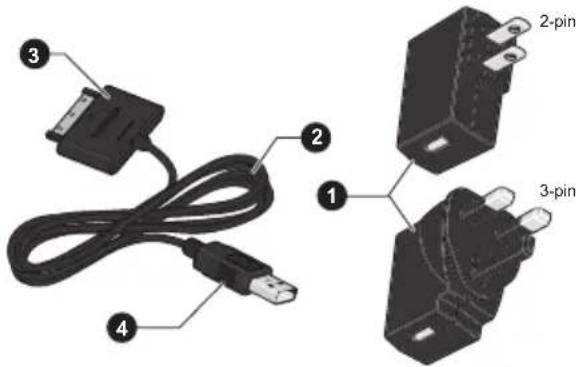 TOSHIBA Excite AT200 - Anschließen des Netzadapters - 2