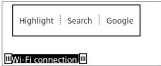 Highlight | Search | Google ■■■Wi-Fi connection■■