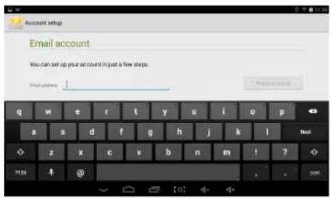 DENVER TAQ-70152K - Einrichten eines E-Mail-Accounts - 1