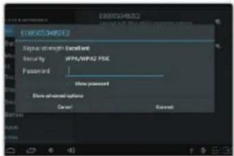 DENVER TAQ-70012 - Mit dem Wireless Internet verbinden - 4