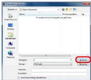 CANON Picture Style Editor 1.14 Windows - Legen Sie den Dateinamen und das Zielverzeichnis fest, und klicken Sie dann auf die Schaltfläche [Speichern]. - 1