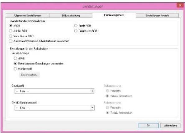 Einstellungen Abgassene Einstellungen Bildveratstellung Factmanagement Einstellungen Anach Standardenstel Anzahlstruktur - RSB - Adobe RSB - Kule Genus RSB - AutoMotor RSB Einstellungen für den Factabgeschäte Für die Anlage - stell - Betriebsystem-Einstellungen verwenden - Monikopall Durchsuchen... Duckpoll - 100 - CMRT-Simulienpoll - 100 - Fabitionierung - Perzicht - Fällig fäßwisch Fabitionierung - Perzicht - Fällig fäßwisch OK Abgrenzen