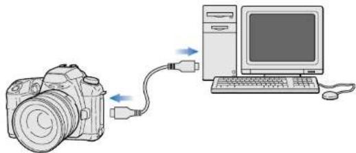 CANON Digital Photo Professional 3.14 Windows - Schließen Sie die Kamera am Computer an, und schalten Sie die Kamera ein. - 1