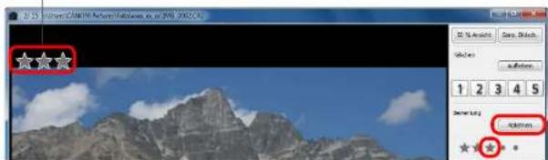 CANON Digital Photo Professional 3.14 Windows - Festlegen von Bewertungen - 2