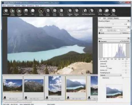 CANON Digital Photo Professional 3.14 Windows - Ändern der Lage der Miniaturansicht zu horizontal - 1