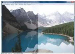 CANON Digital Photo Professional 3.14 Windows - Im Bearbeitungsfenster wählen Sie Menü [Ansicht] ▶ [Anzeigemodus] ▶ [Geteiltes Einzelbild]. - 1
