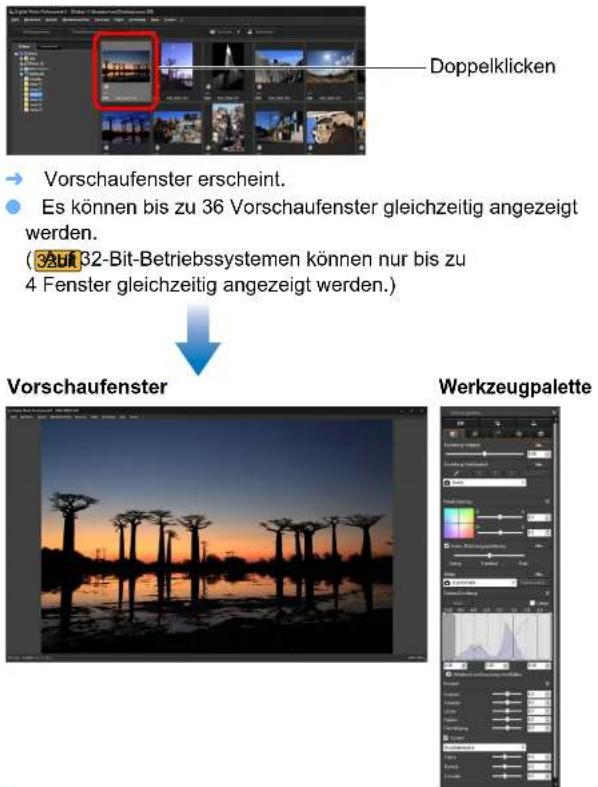 CANON Digital Photo Professional 4.4 Windows - Vergrößern und Anzeigen von Bildern im Vorschaufenster - 1