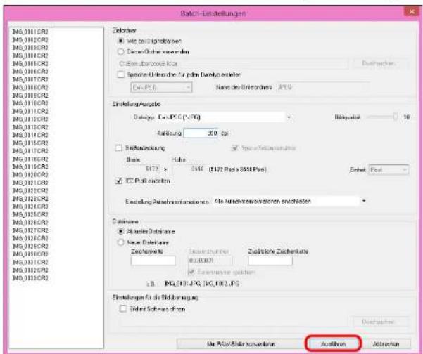 Baidu-Einstellungen Einkler ■ We bei Signobarenen ○ Daten-Grache verändern ○ Einzuverkosten für □ Spasier-Unterworben für das Datag erweiter [01.01.20] - Name des Unterwirchen JPES Einstellung Ausgabe Datagige: Ex-IPS E (VPG) Auflösung 300 dpi Beizwaltung Brune: 1472 x 2448 (R172 Plus i SMM Plus) Einzel Post ☑ IPF Position Einstellung-Anzahlveränderungen: Sie Arbeitveränderungen einschlossen Datagene ■ Aktien-Datehane ○ New Datehane Zeichwerte Sensatzerlöse (00.0000) Zusätzliche Zuschanlage ☑ Zusatzwerte spichen ≥3. IPG (R171.JPG, 196, 1982.JPG) Einstellungen für die Bäußerungung □ Bid der Software von Ausgaben Ma PAV-Bildar Konversion Aufsübers Abbrachen