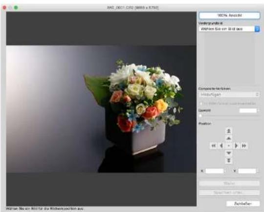 CANON Digital Photo Professional 4.4 Mac - Wählen Sie Menü [Extras] ▶ [Compositing-Werkzeug starten]. - 2