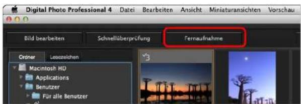 Digital Photo Professional 4 Datei Bearbeiten Ansicht Miniaturansichten Vorschau Dild bearbeiten Schnellüberprüfung Fernaufnahme Ordnier Leopzeichen Macintosh HD Applications Benutzer Für alle Benutzer