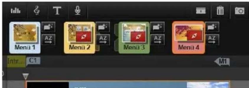 Menü 1 AZ Menü 2 AZ Menü 3 AZ Menü 4 AZ Intr... C1 M1